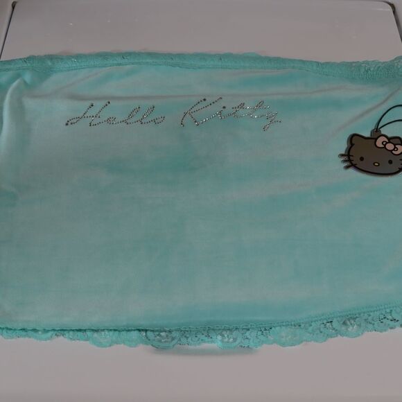 Forever 21 X Hello Kitty Blue Tube Crop Top Plus Size 3X - Picture 5 of 10